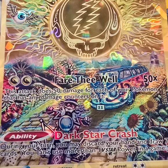 Grateful dead Vstar Pokemon Card - Fare Thee Well - Picture 4 of 8